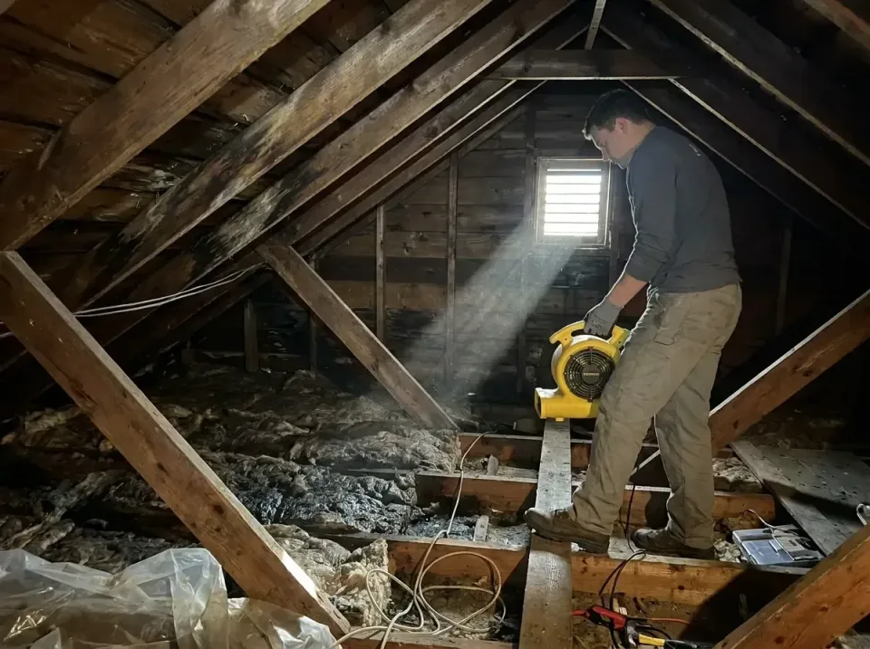 attic-water-damage-drying-proc-007 — frequently asked questions, Emergency Water Extraction & 24/7 Flood Response in Bean St…